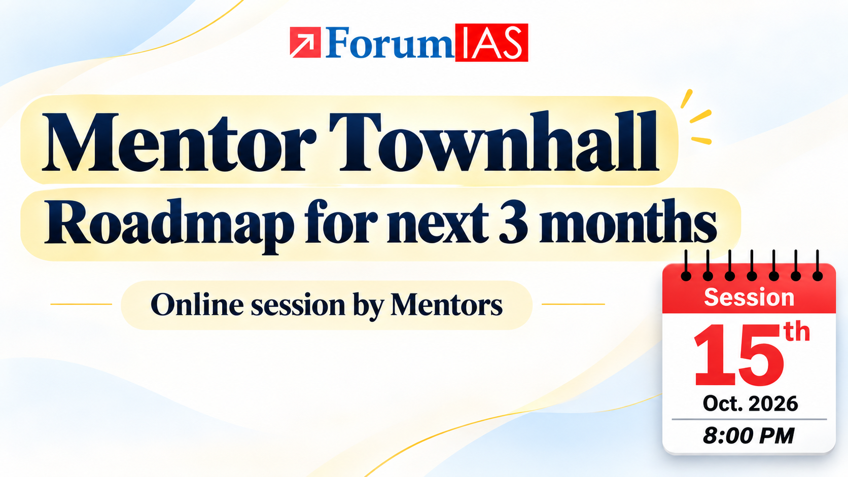 Mentor Townhall: Roadmap for next 3 months